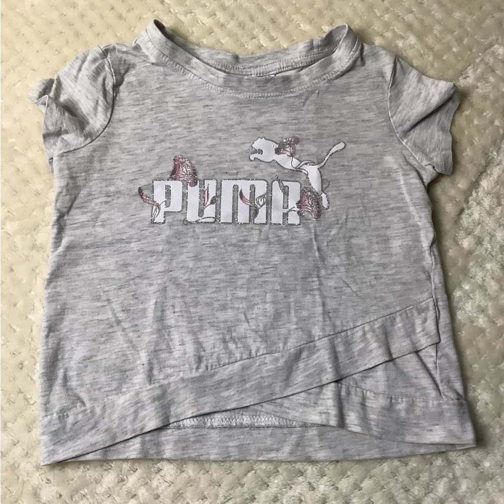 Puma Logo Toddler Short Sleeve Tee 24 Months 24M
